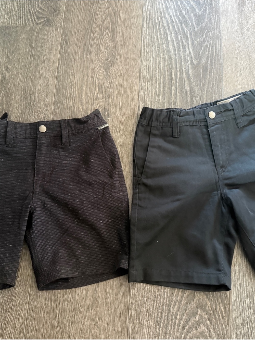 Kids Black Casual Volcom Shorts